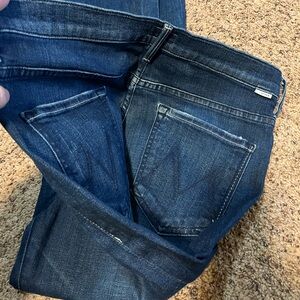 MOTHER denim weekender fray